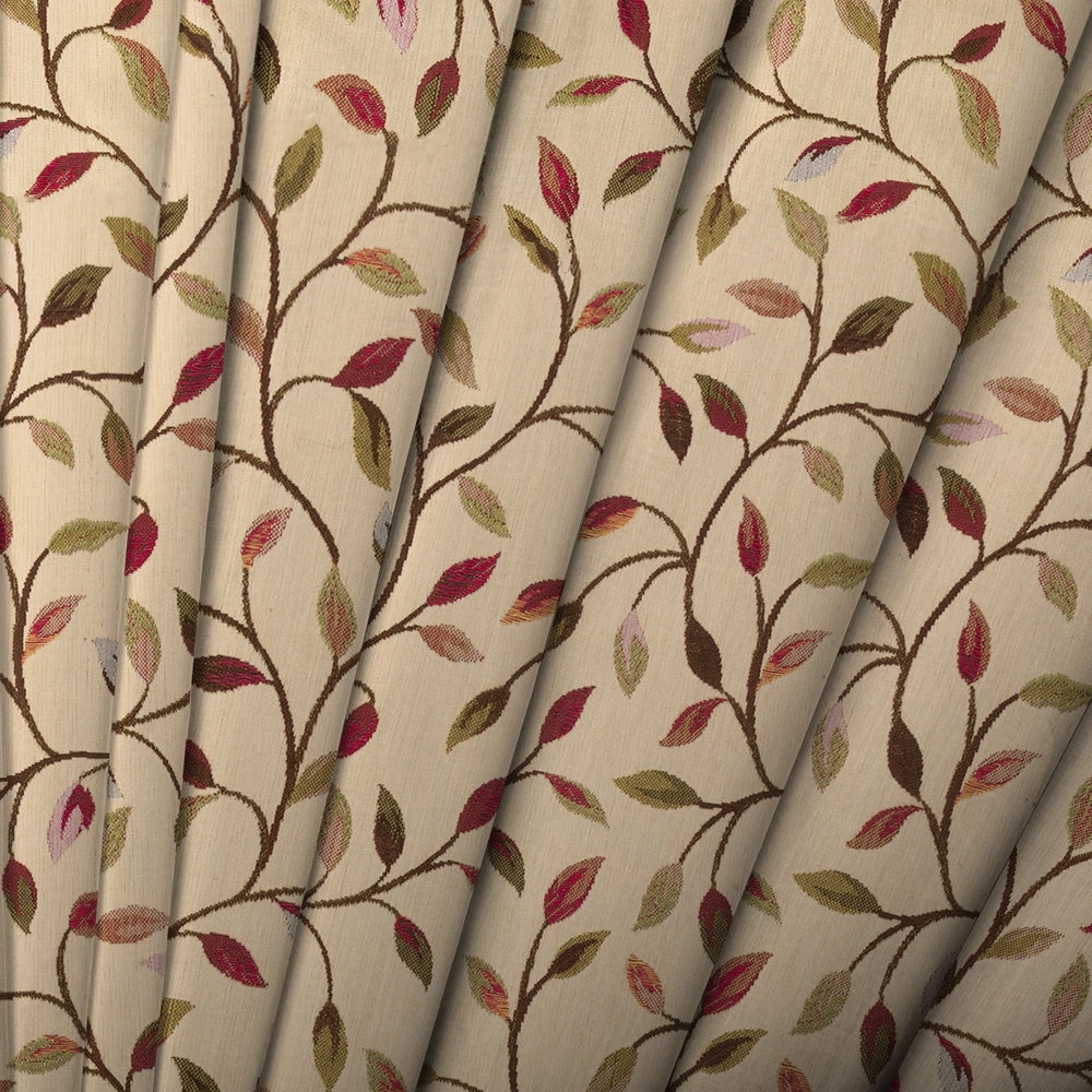 Cervino Woven Jacquard Made to Measure Curtains Elderberry