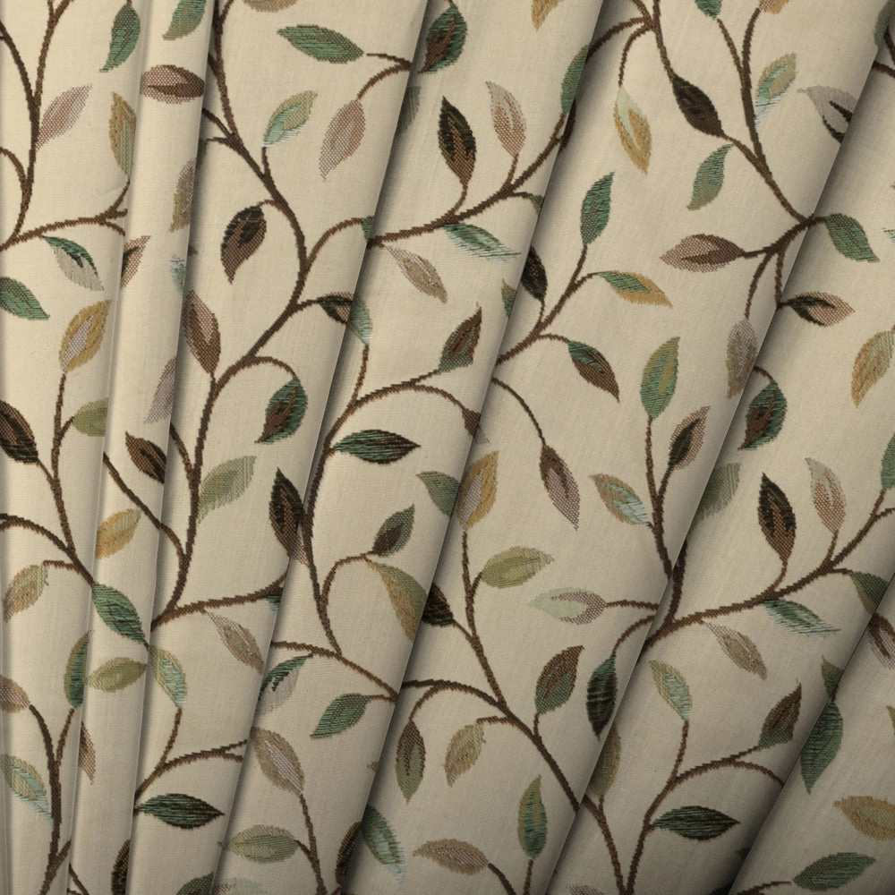 Cervino Woven Jacquard Made to Measure Curtains Petrol