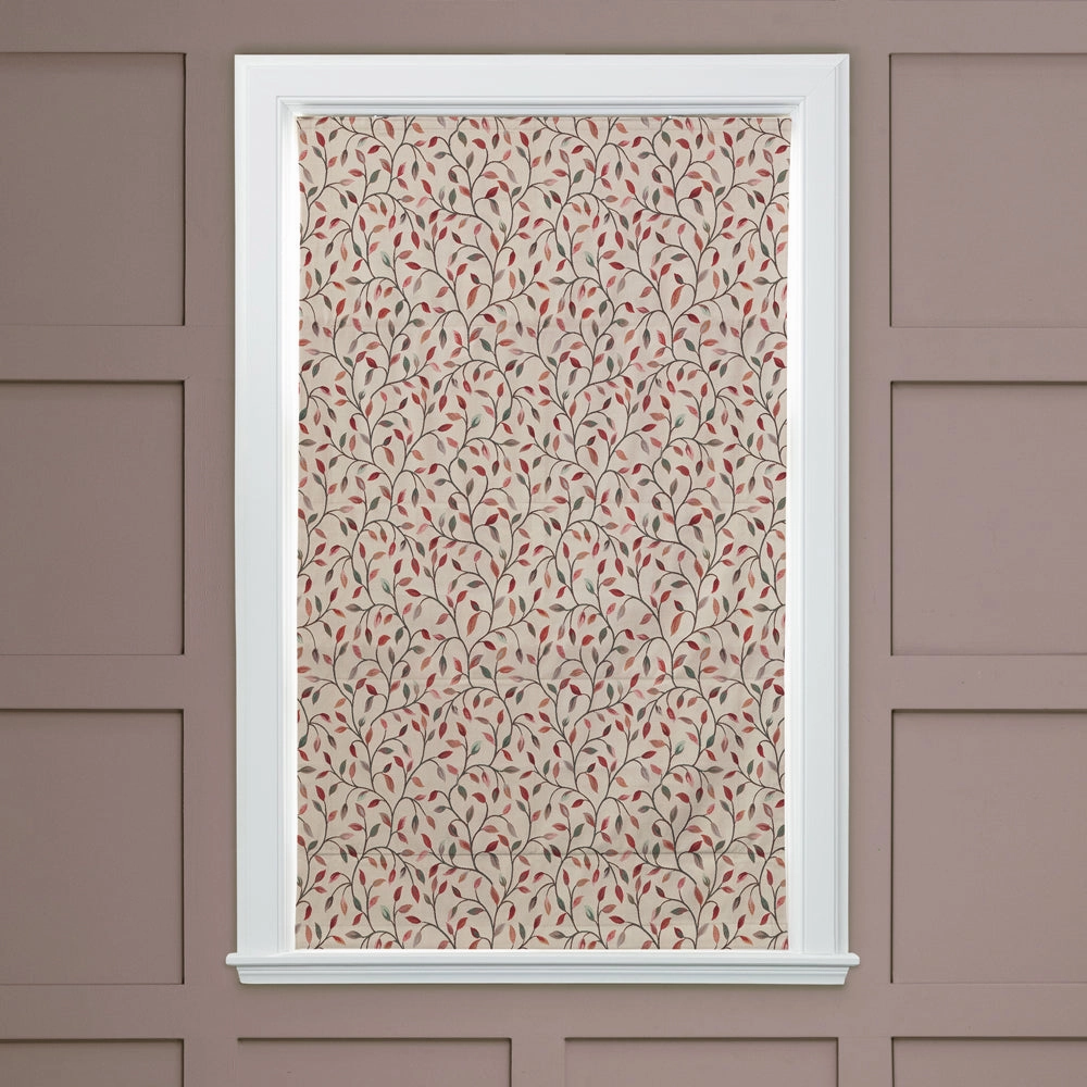 Cervino Woven Jacquard Made to Measure Roman Blinds Pink Jade