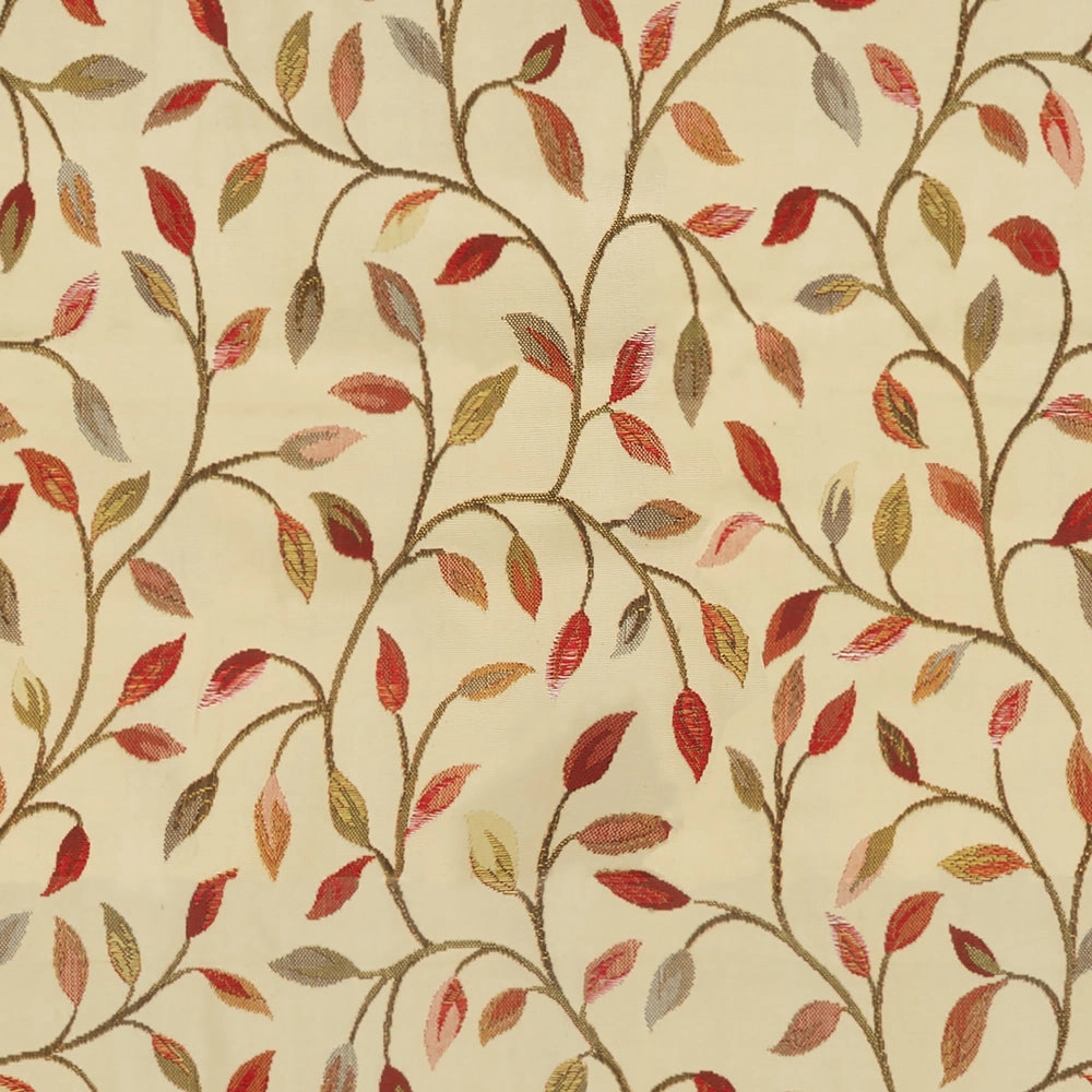 Cervino Woven Jacquard Made to Measure Roman Blinds Red Nut