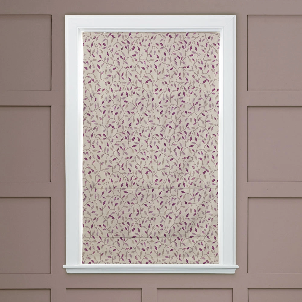 Cervino Woven Jacquard Made to Measure Roman Blinds Wisteria
