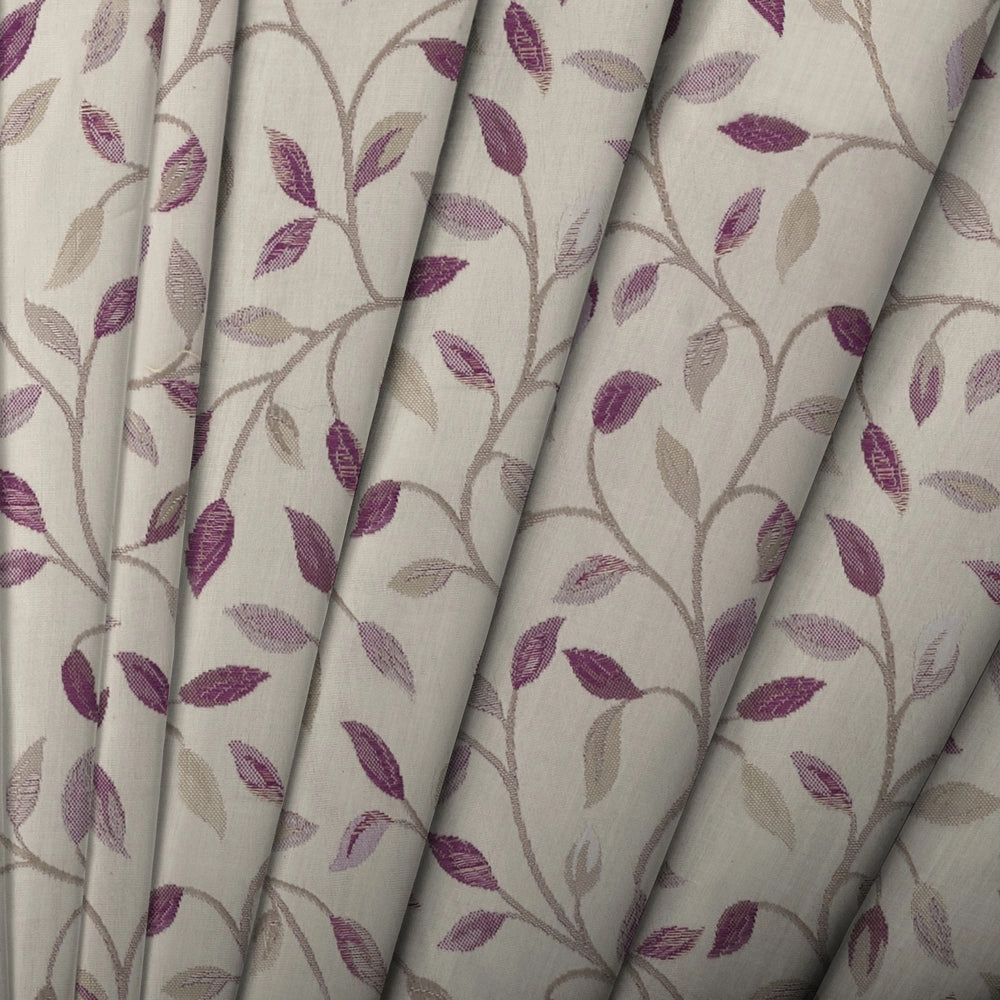 Cervino Woven Jacquard Made to Measure Roman Blinds Wisteria