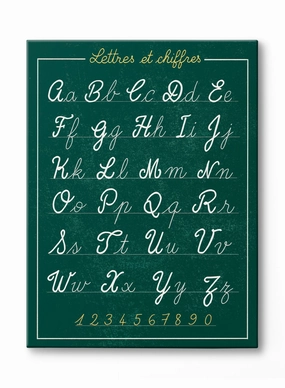 Chalk Calligraphy, Canvasindoor decorative canvas print