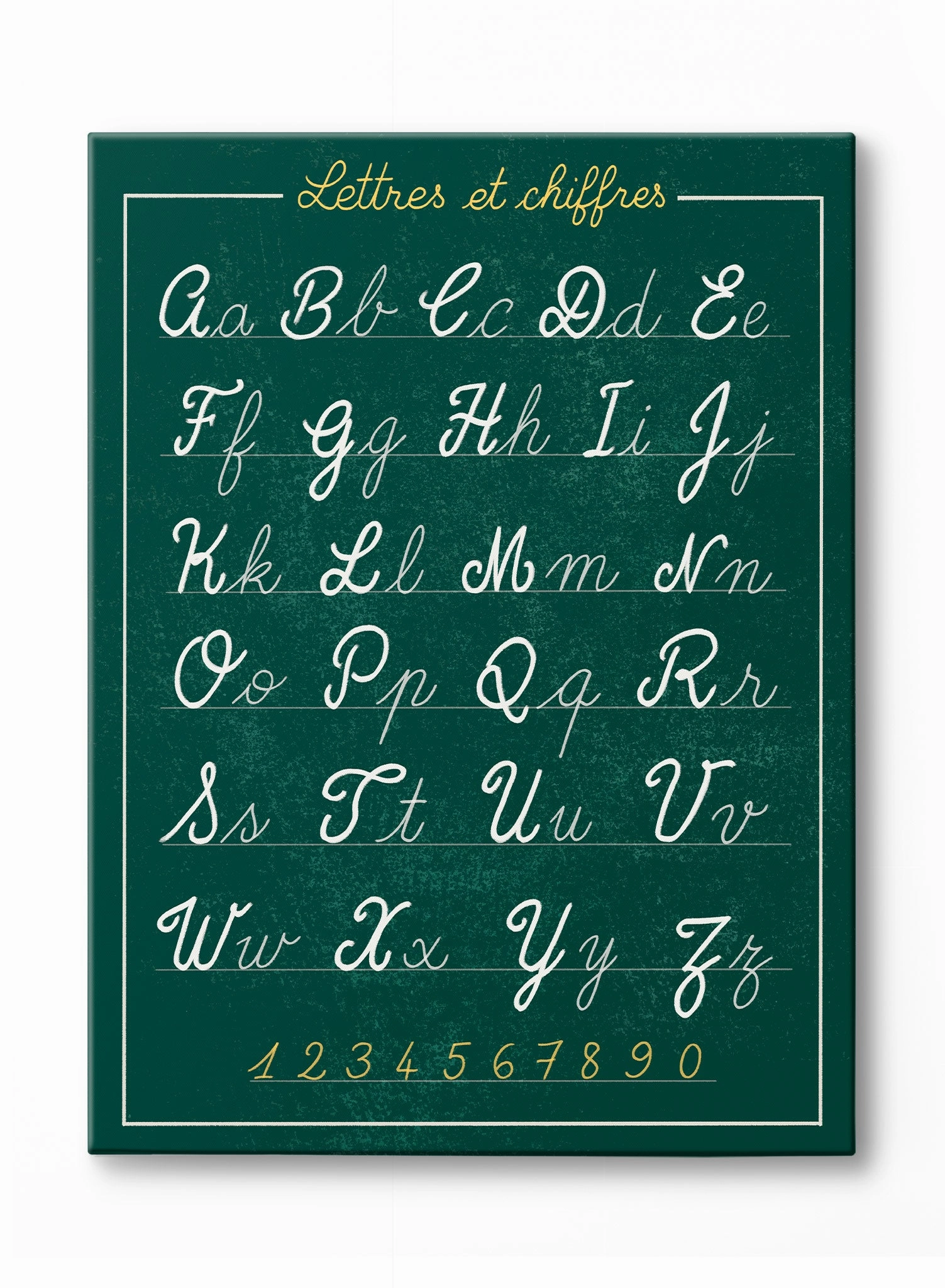 Chalk Calligraphy, Poster