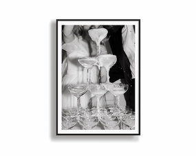 Champagne - High Flash Photographynordic style wall decor