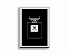 Chanel No. 5 Poster 1st Editionnordic style wall decor