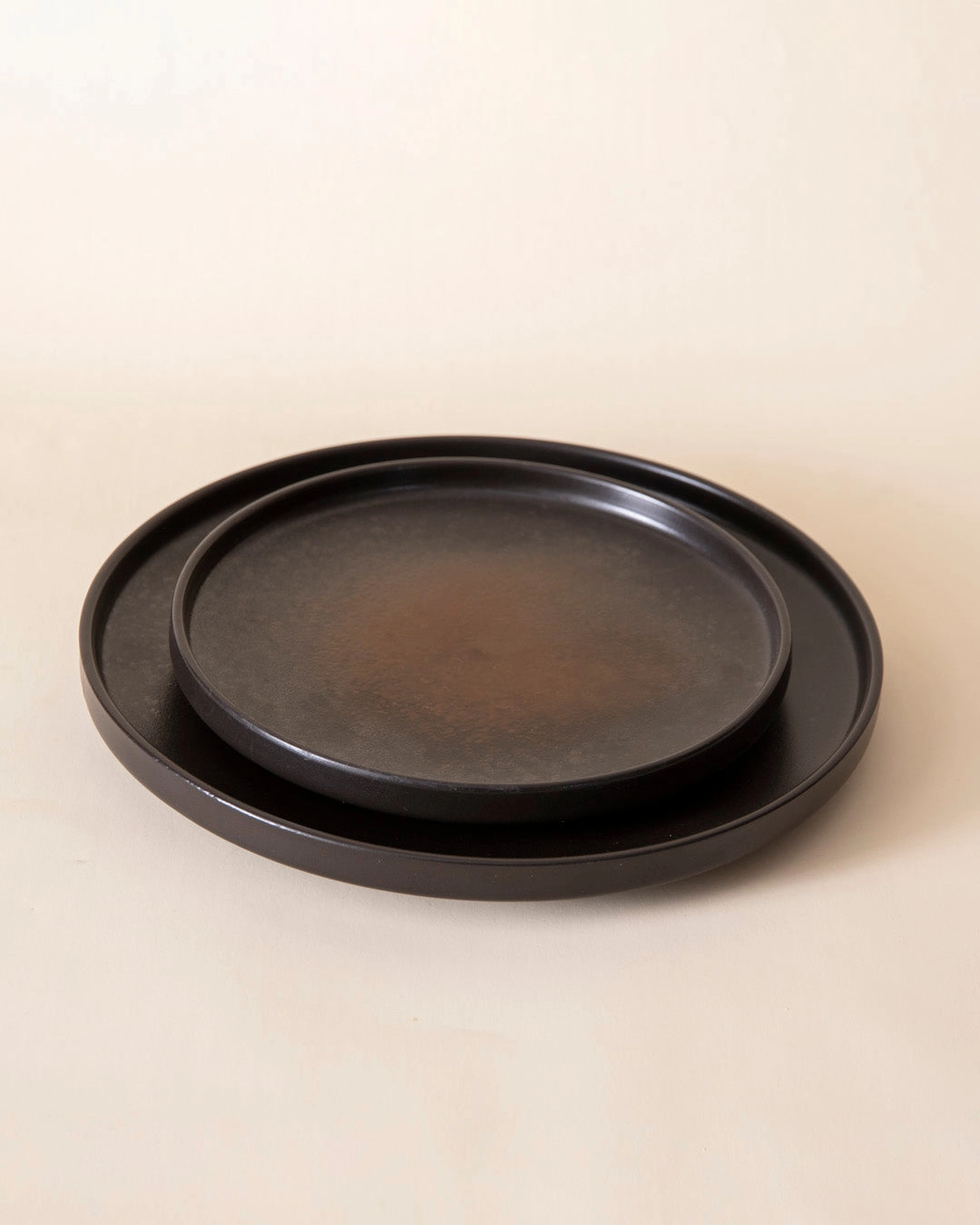 Charcoal Eclipse Ceramic Dinner Plate