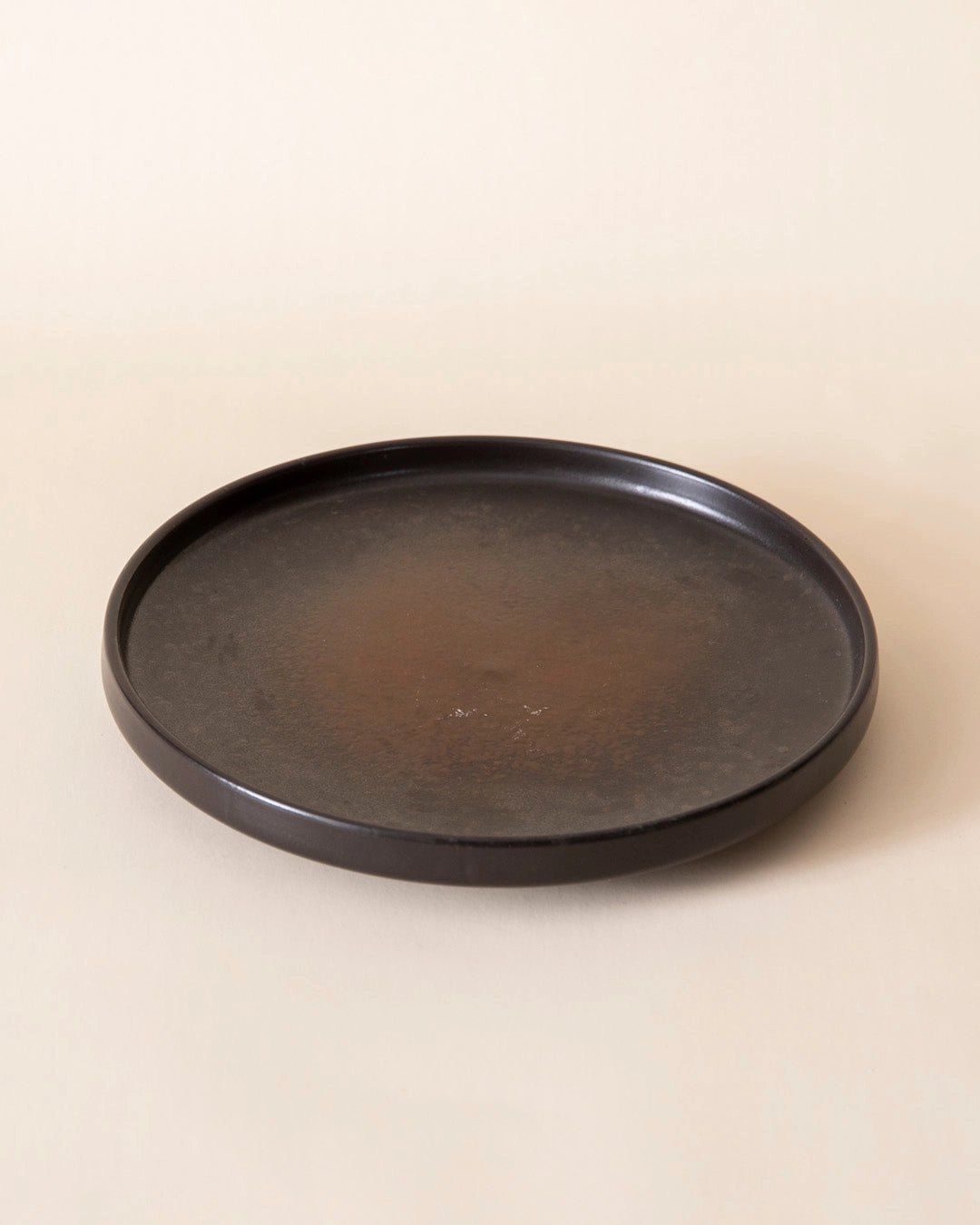 Charcoal Eclipse Ceramic Quarter Plate