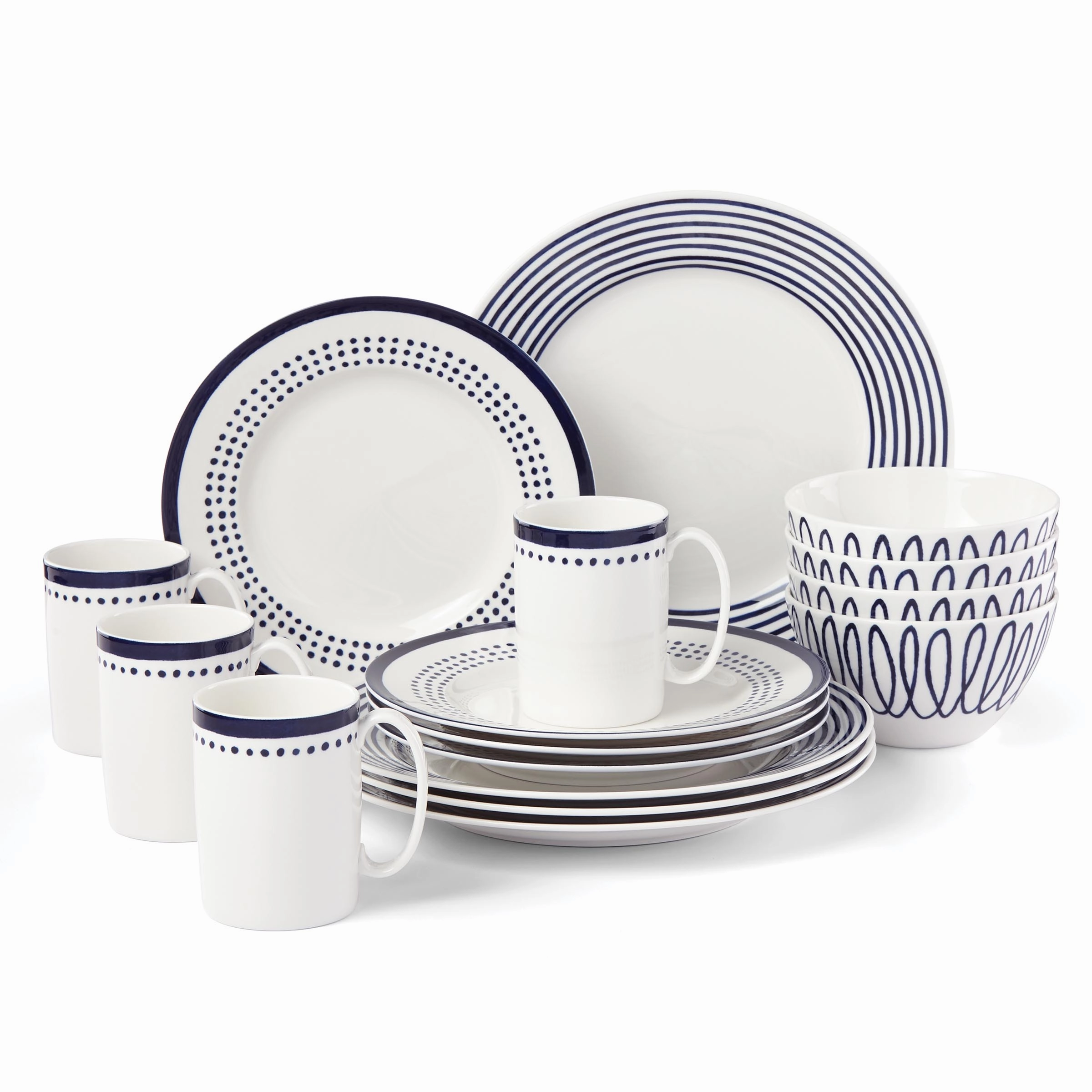 Charlotte Street East 16-Piece Dinnerware Setmodern kitchen decor ,kitchen dinner set ,dinnerware 
