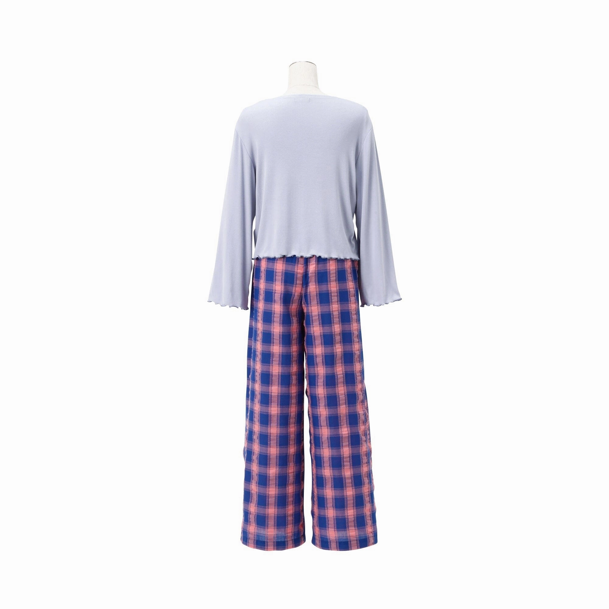 Check Pattern Roomwear Blue