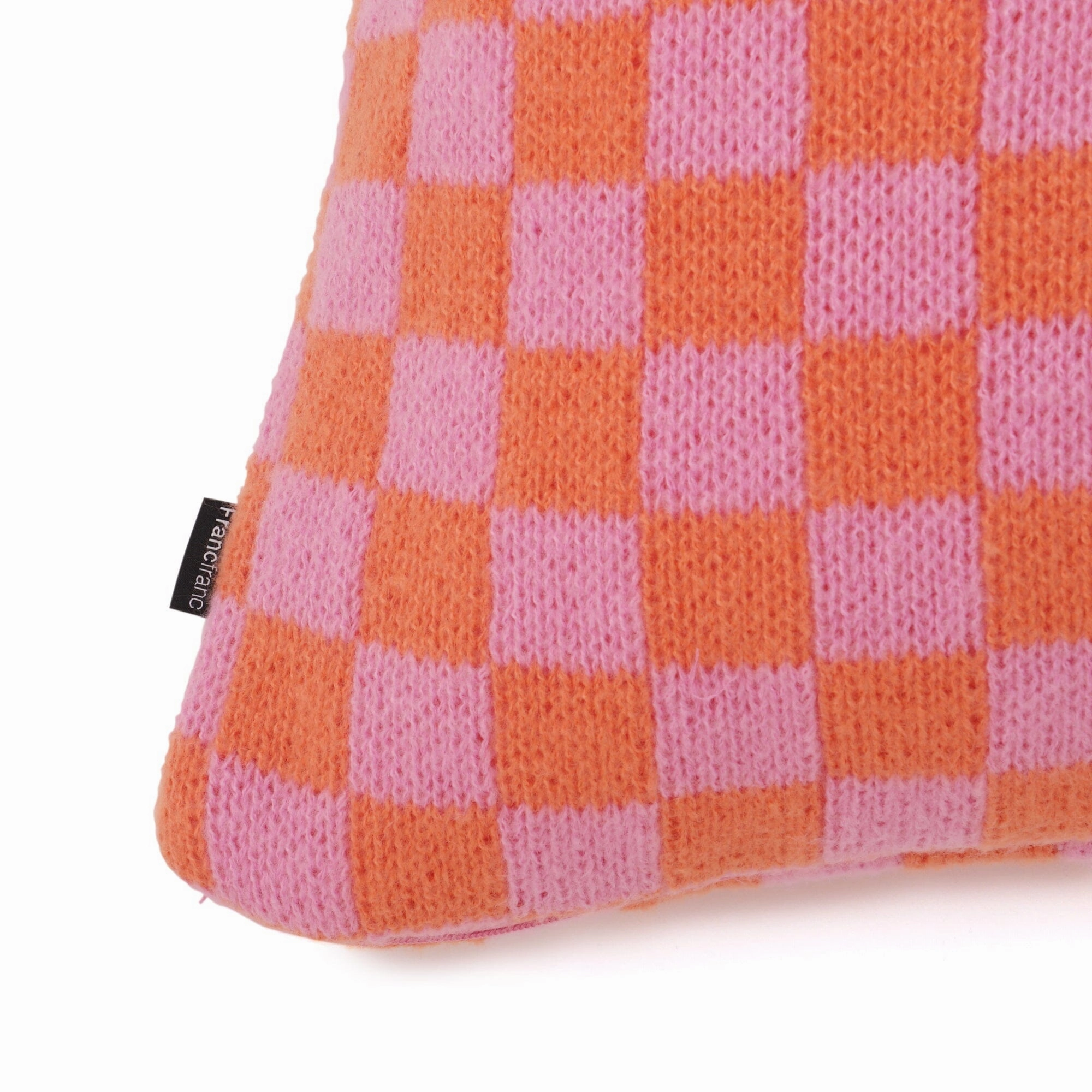 Checker Flower Cushion Cover 450 X 450 Multi