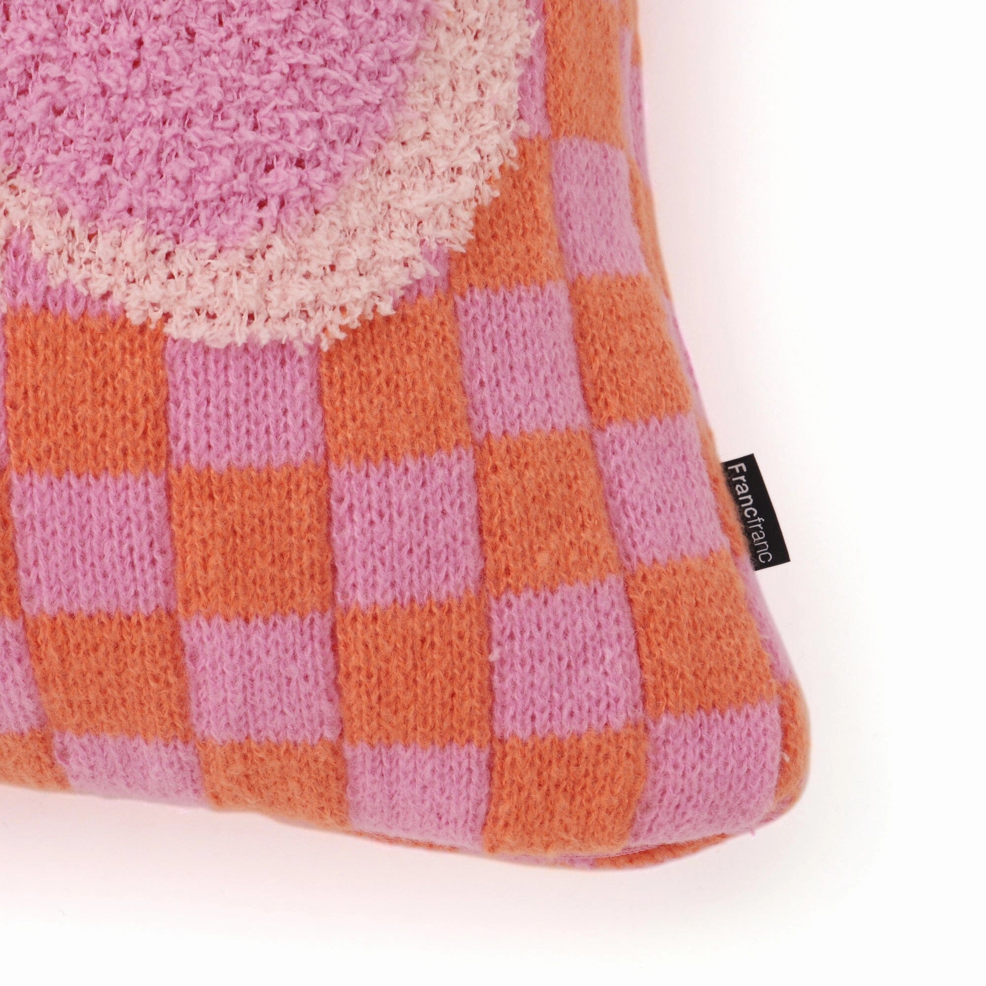 Checker Flower Cushion Cover 450 X 450 Multi