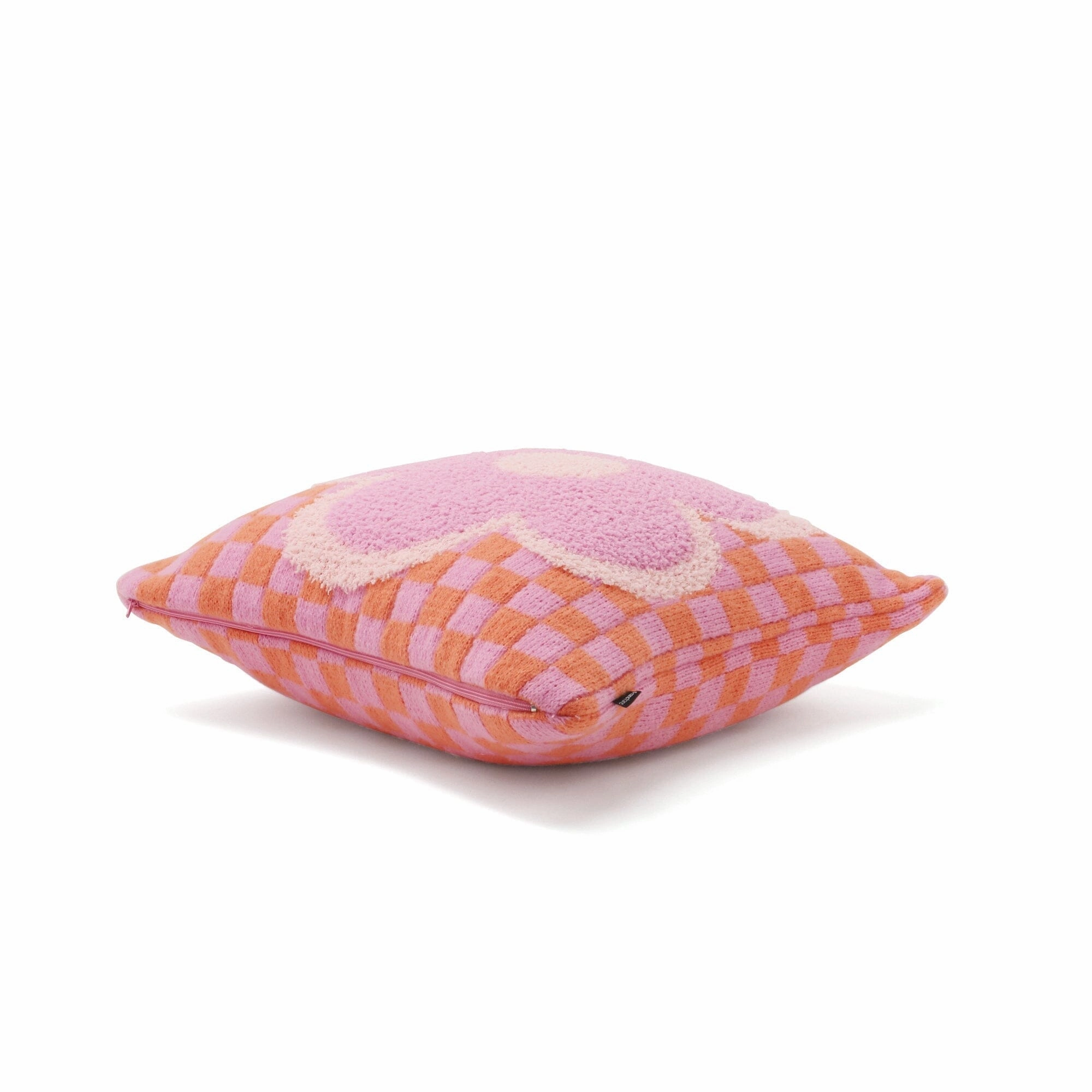 Checker Flower Cushion Cover 450 X 450 Multi