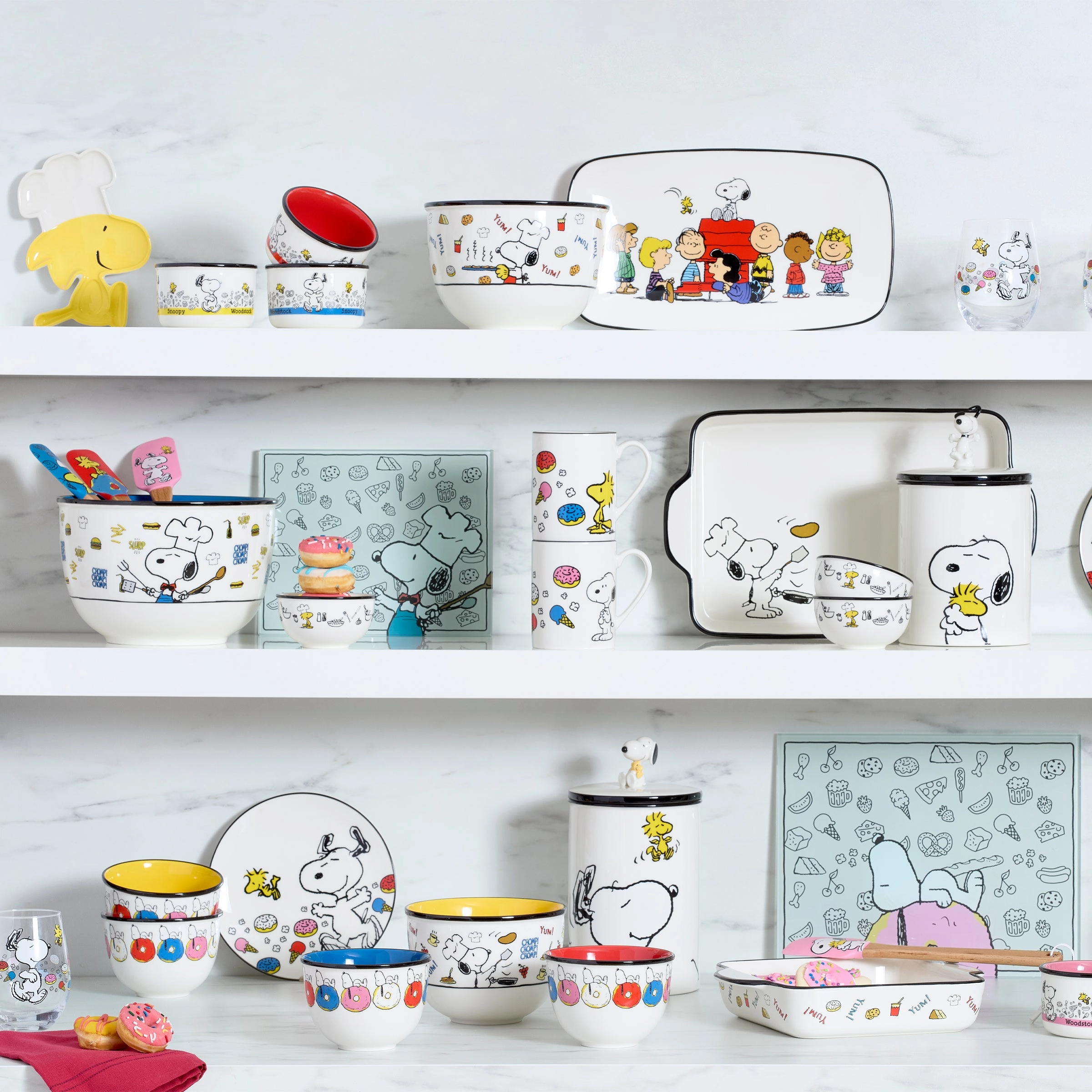 Chef Snoopy 12-Piece Dessert Set