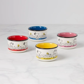 Chef Snoopy Snack Bowls - Set Of 4modern kitchen decor ,kitchen dinner set ,dinnerware 