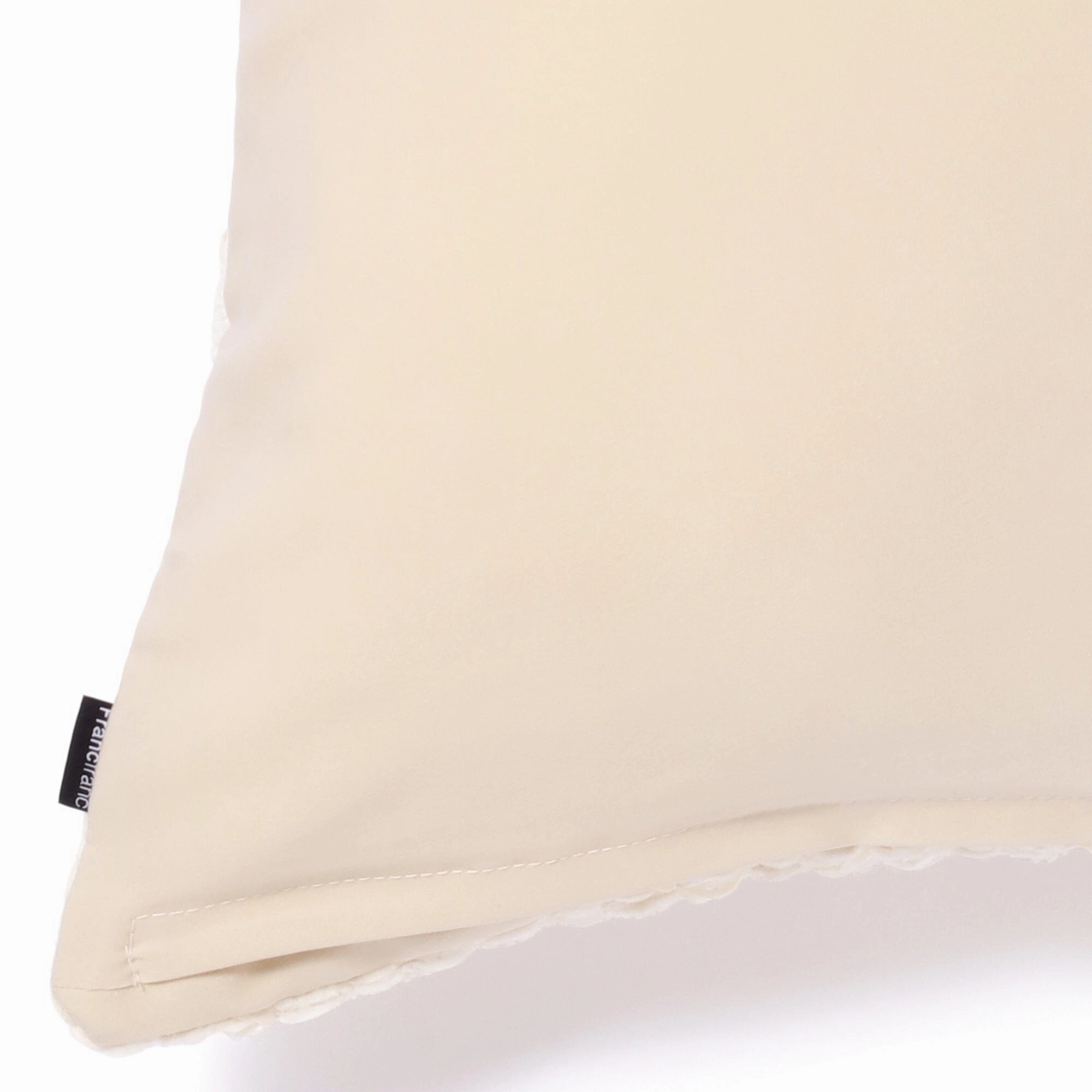 Chenille Ribbon Cushion Cover 450 X 450 Ivory