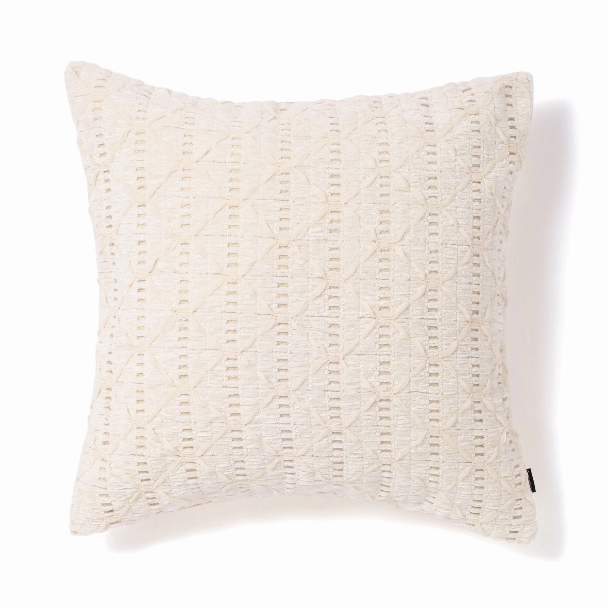 Chenille Ribbon Cushion Cover 450 X 450 Ivorybedding sets ,throw blankets 