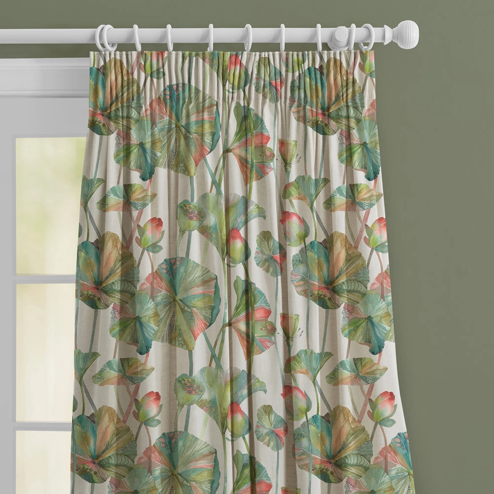 Cheriton Printed Made to Measure Curtains Pomegranate