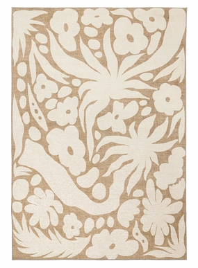 Cheska Beige Cream Indoor Outdoor Washable Rugmodern color block patchwork rug