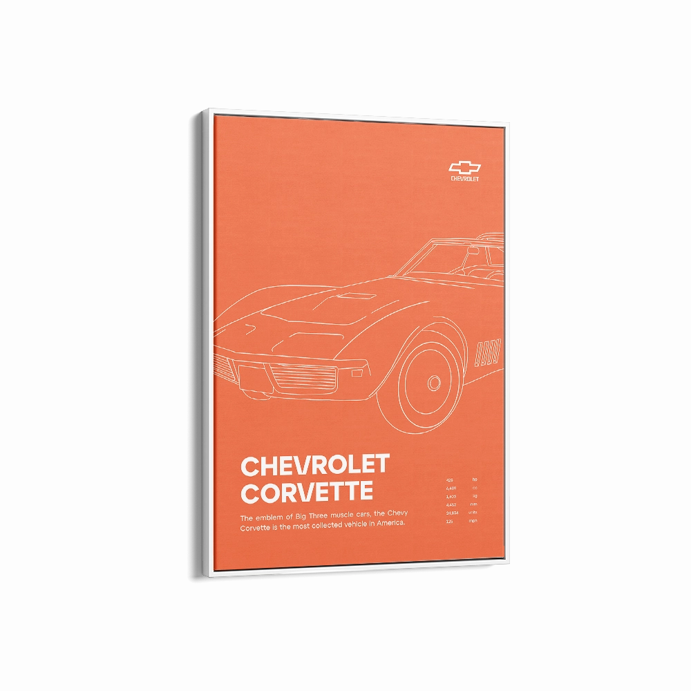 Chevrolet Corvette 02 Orange