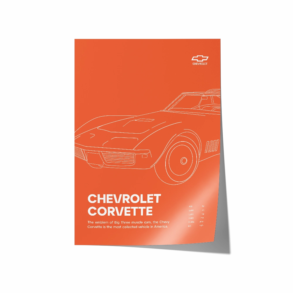 Chevrolet Corvette 02 Orange