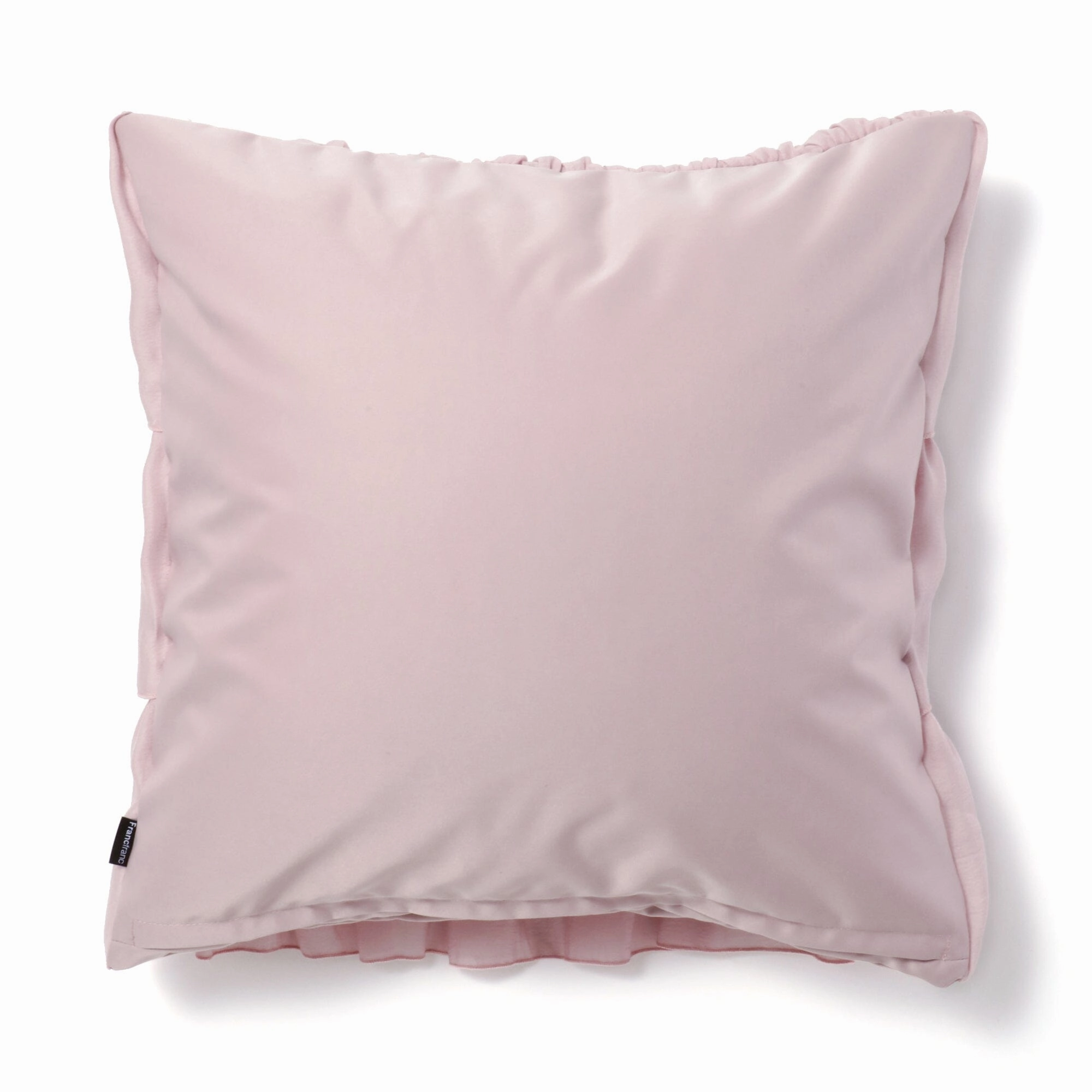 Chiffon Frill Cushion Cover 450 x 450  Pink