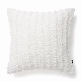 Chiffon Gather Cushion Cover 450 x 450  Whitebedding sets ,throw blankets 