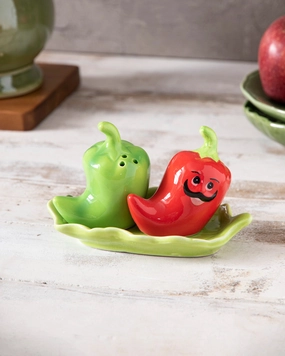 Chili Salt & Pepper Shaker Sethome decor ,wall decor 