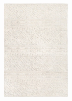Chloe Cream Tribal Textured Rug *NO RETURNS UNLESS FAULTYmodern color block patchwork rug