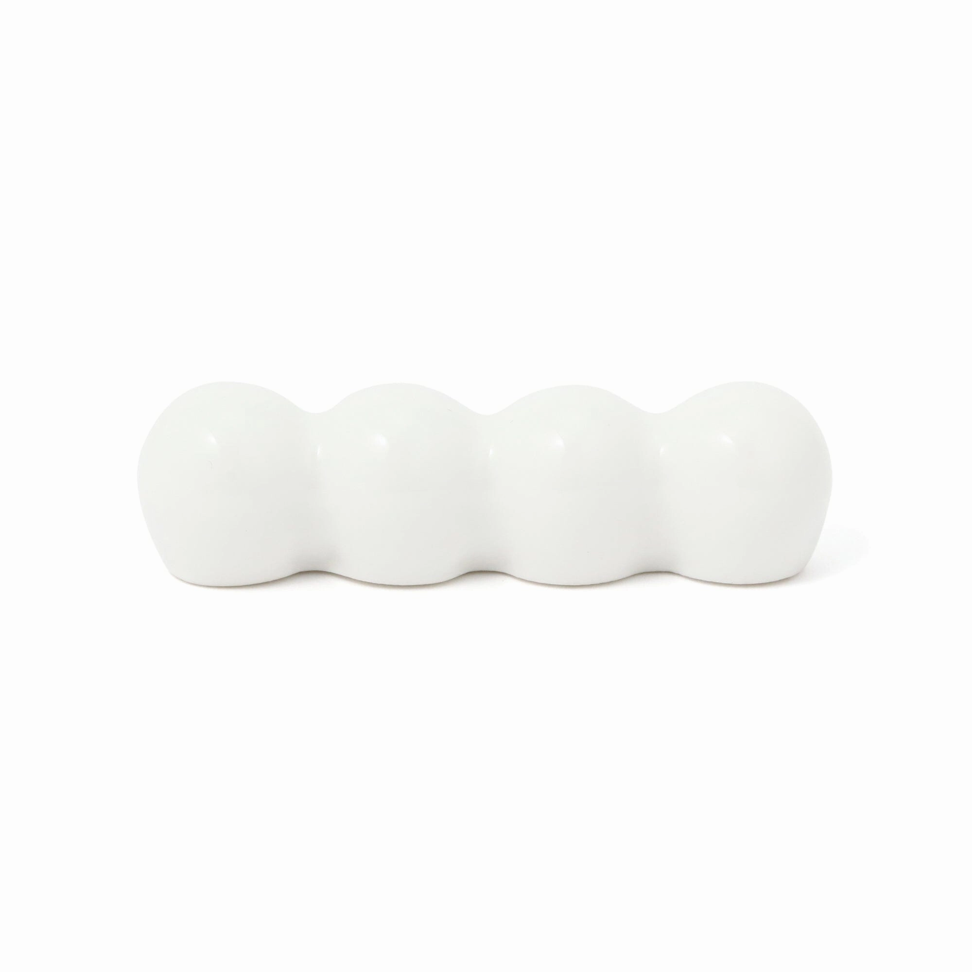 Chopstick Rests Set Of 2 Pom-Poms White