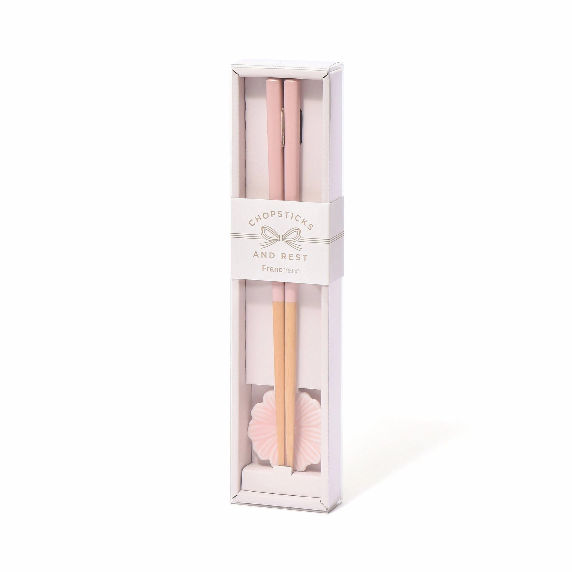 Chopsticks & Rest Giftset  Pink