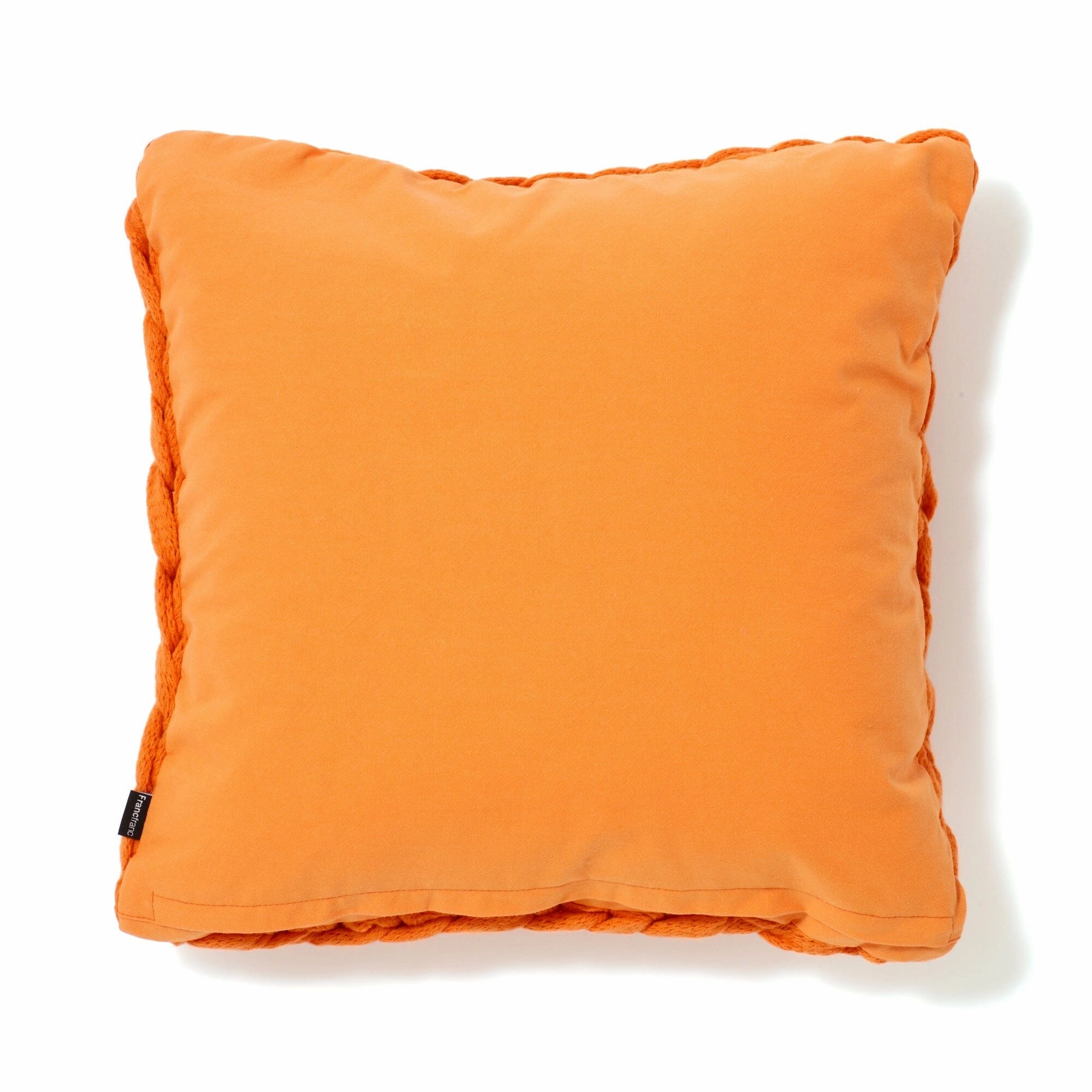 Chunky Knit Cushion Cover 450 X 450 Orange