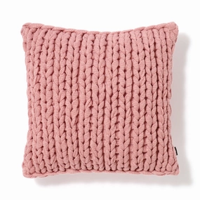 Chunky Knit Cushion Cover 450 X 450 Pinkbedding sets ,throw blankets 