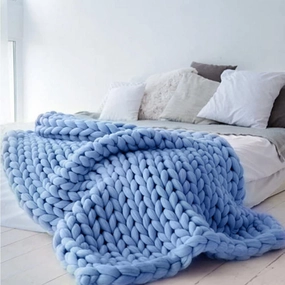 Chunky Knit Throw Blankethome decoration ,modern home decor 