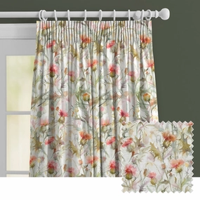 Cirsium Linen Printed Made to Measure Curtains Russethome decor ,wall decor 
