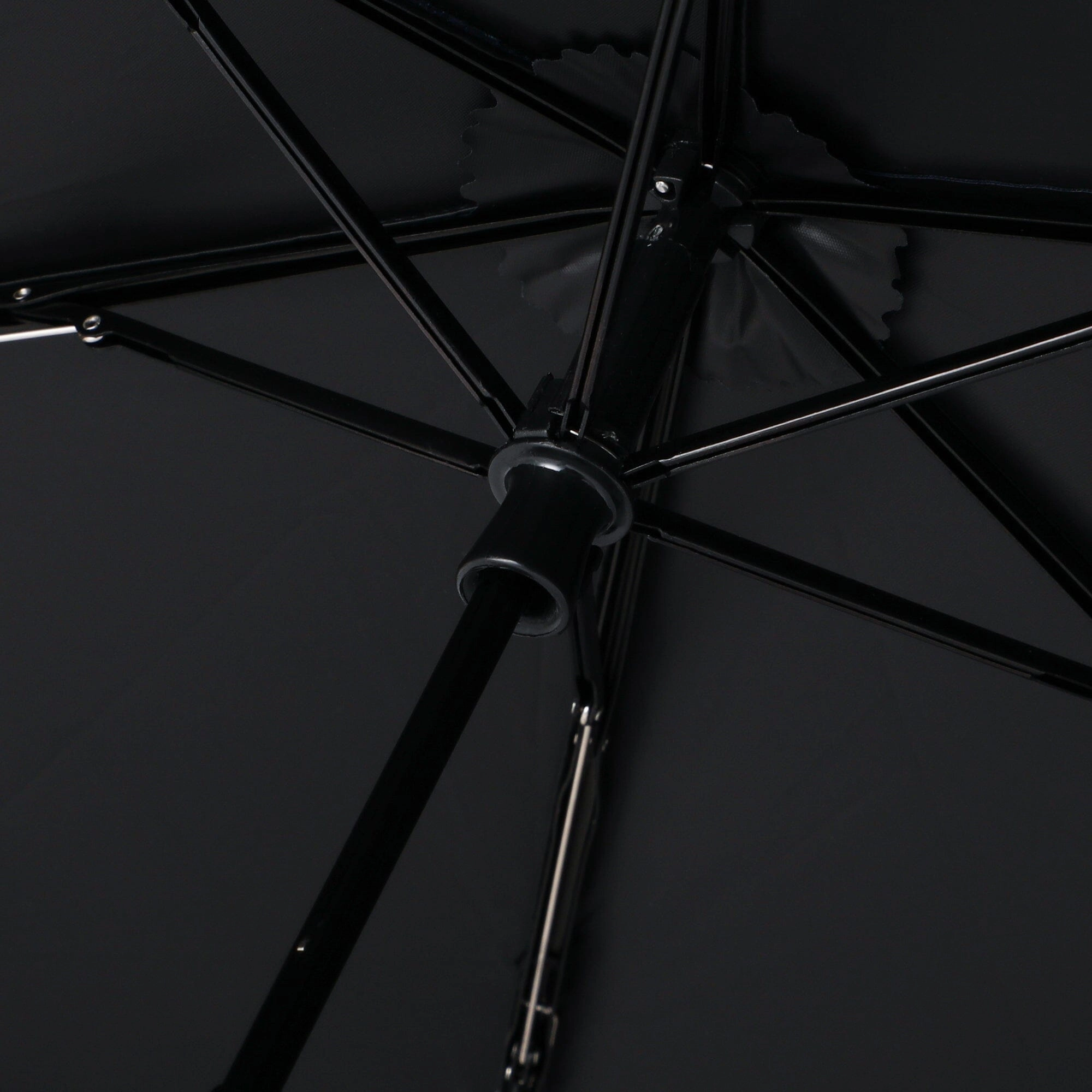 Classic Frill Folding Umbrella 50Cm Navy (For Both Sunny And Rainy Days)