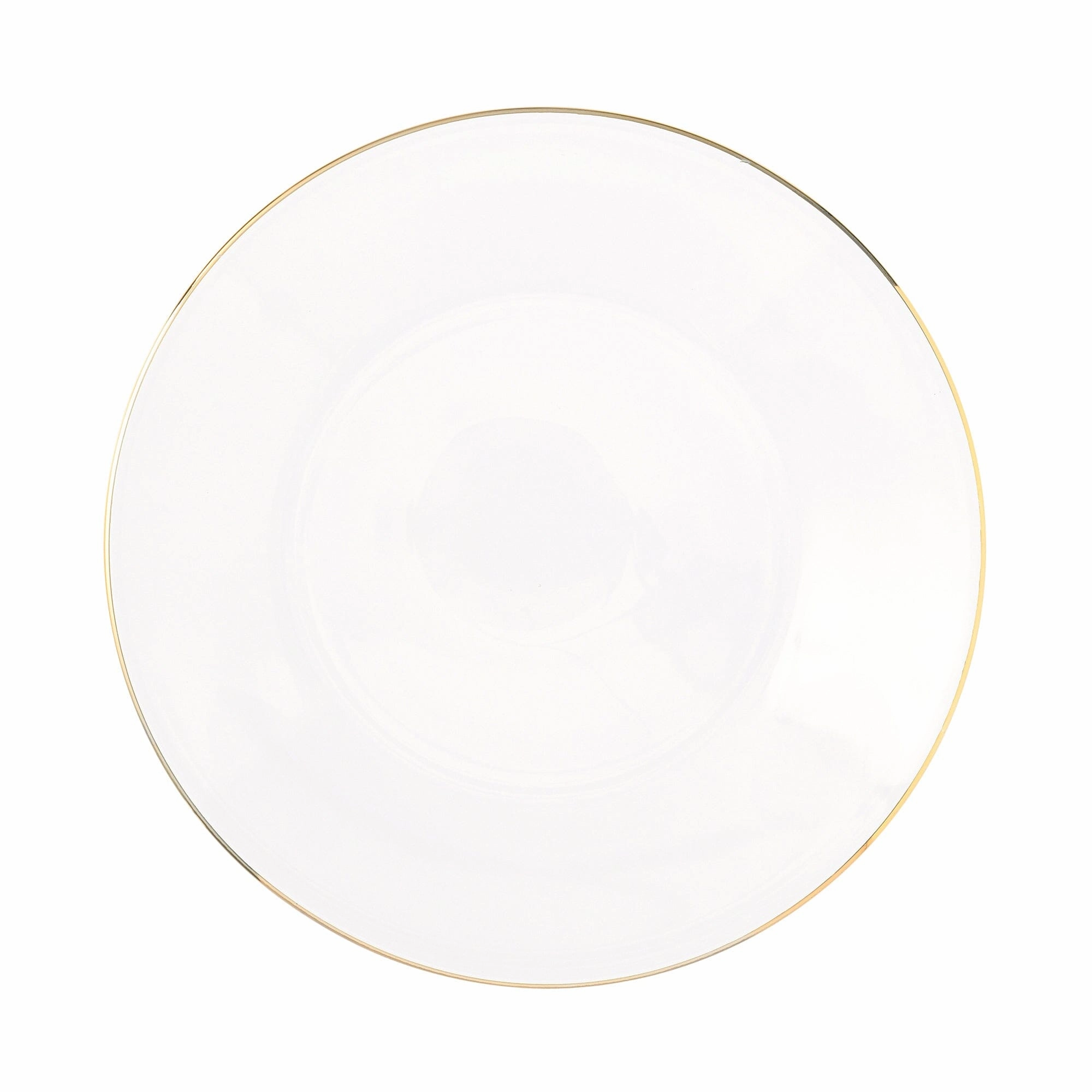 Clear Glass Plate Goldhand-painted ceramic bowl