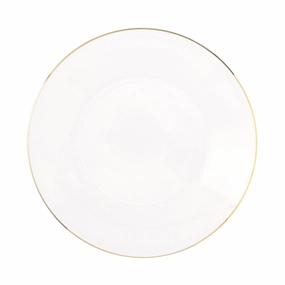 Clear Glass Plate Goldhand-painted ceramic bowl
