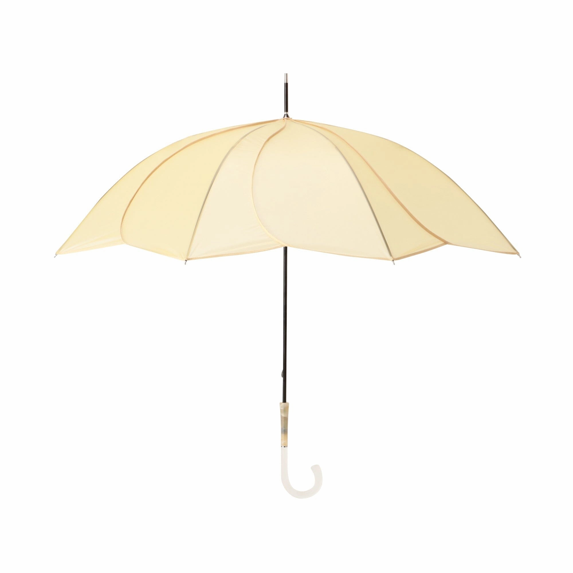 Clear Umbrella Powdery Floor Long Umbrella Yellow