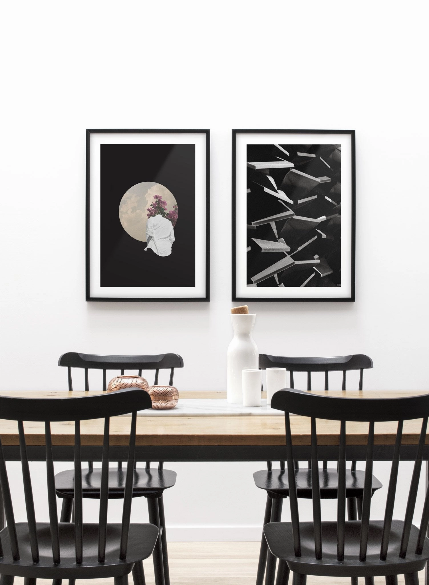 Cloudy Reverie in Black, Poster