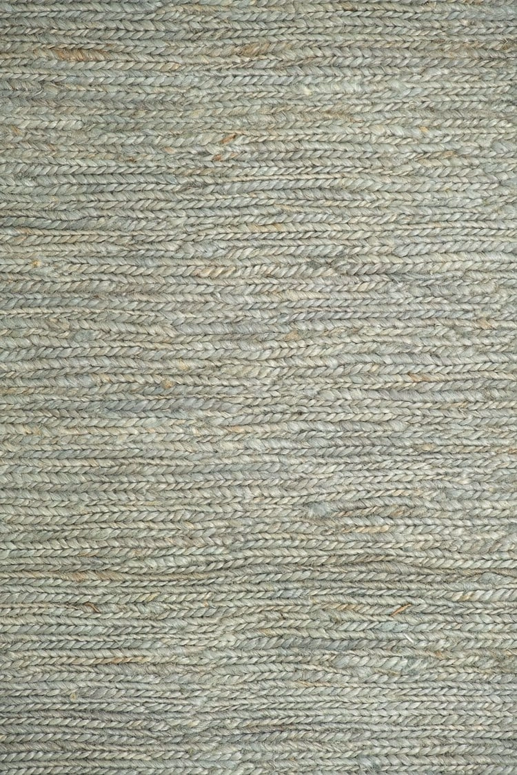 Clover Brown And Green Braided Jute Runner Rug