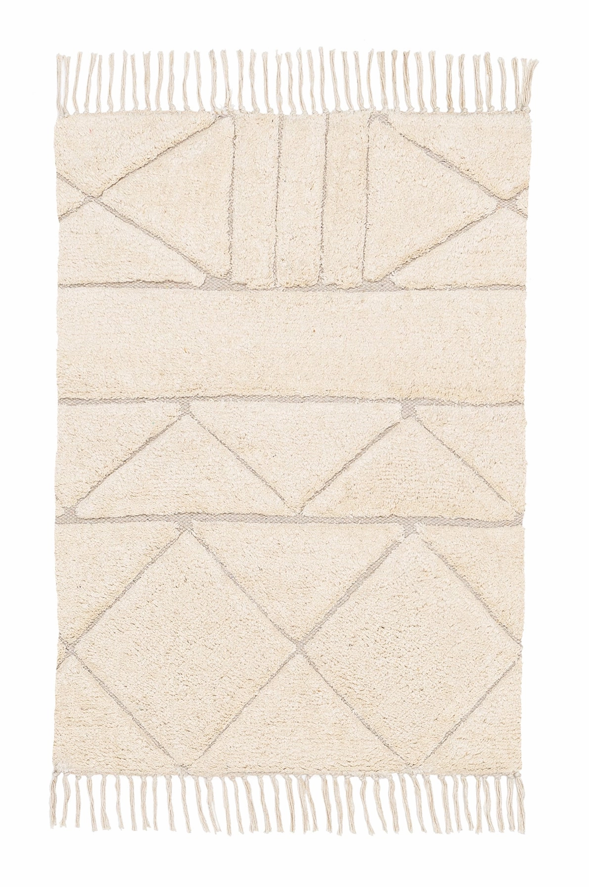 Coco Ivory Tribal Washable Bath Matmodern color block patchwork rug
