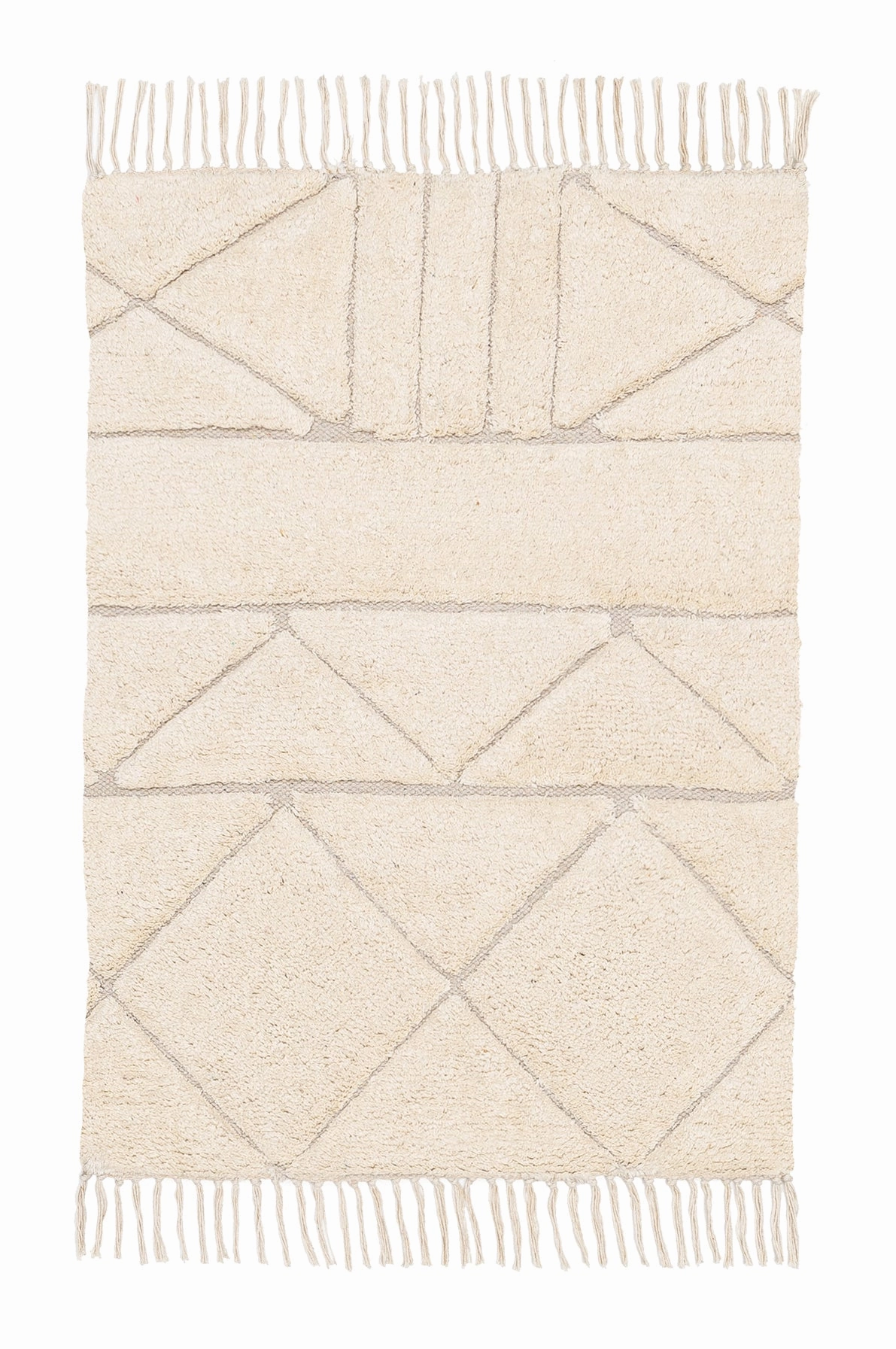 Coco Ivory Tribal Washable Bath Matmodern color block patchwork rug