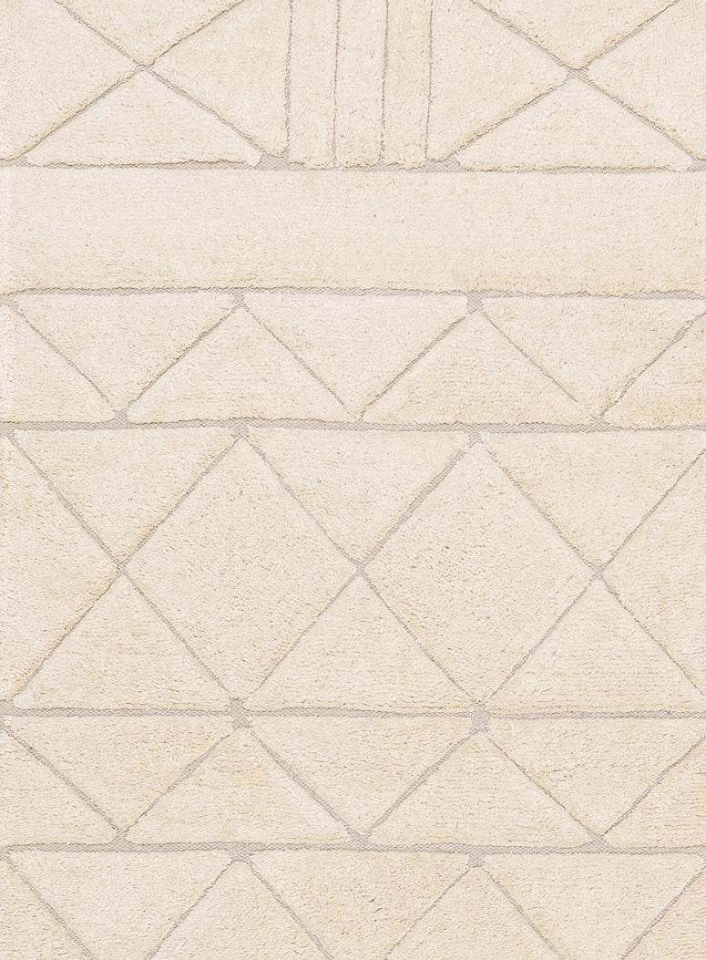Coco Ivory Tribal Washable Runner Rug