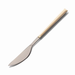 Color Handle Dinner Knife Yellowboho style dinner plates for special occasions 