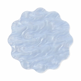 Color Marble Coaster  Bluewaterproof oil-proof tablecloth