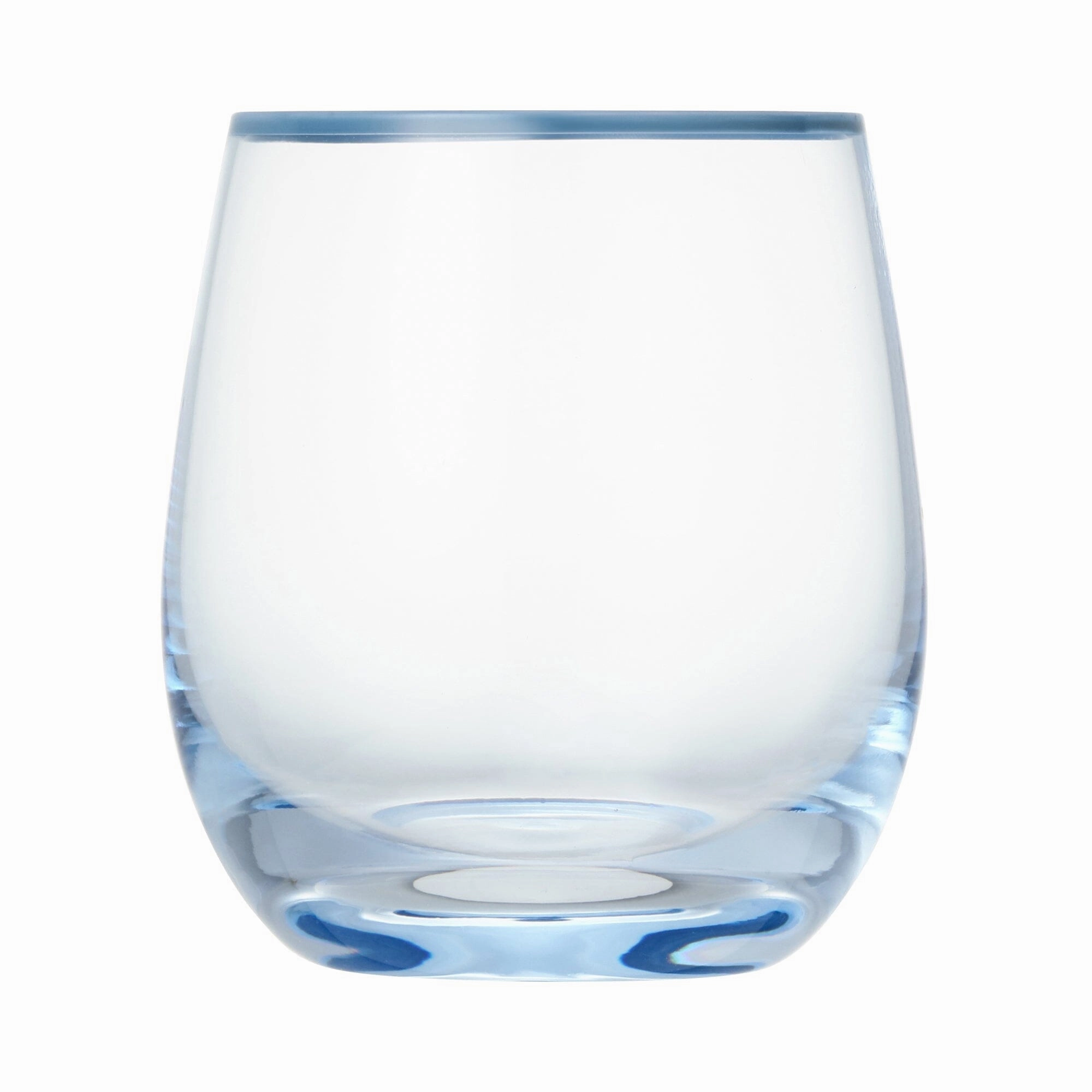 Color Rim Tumbler Blue