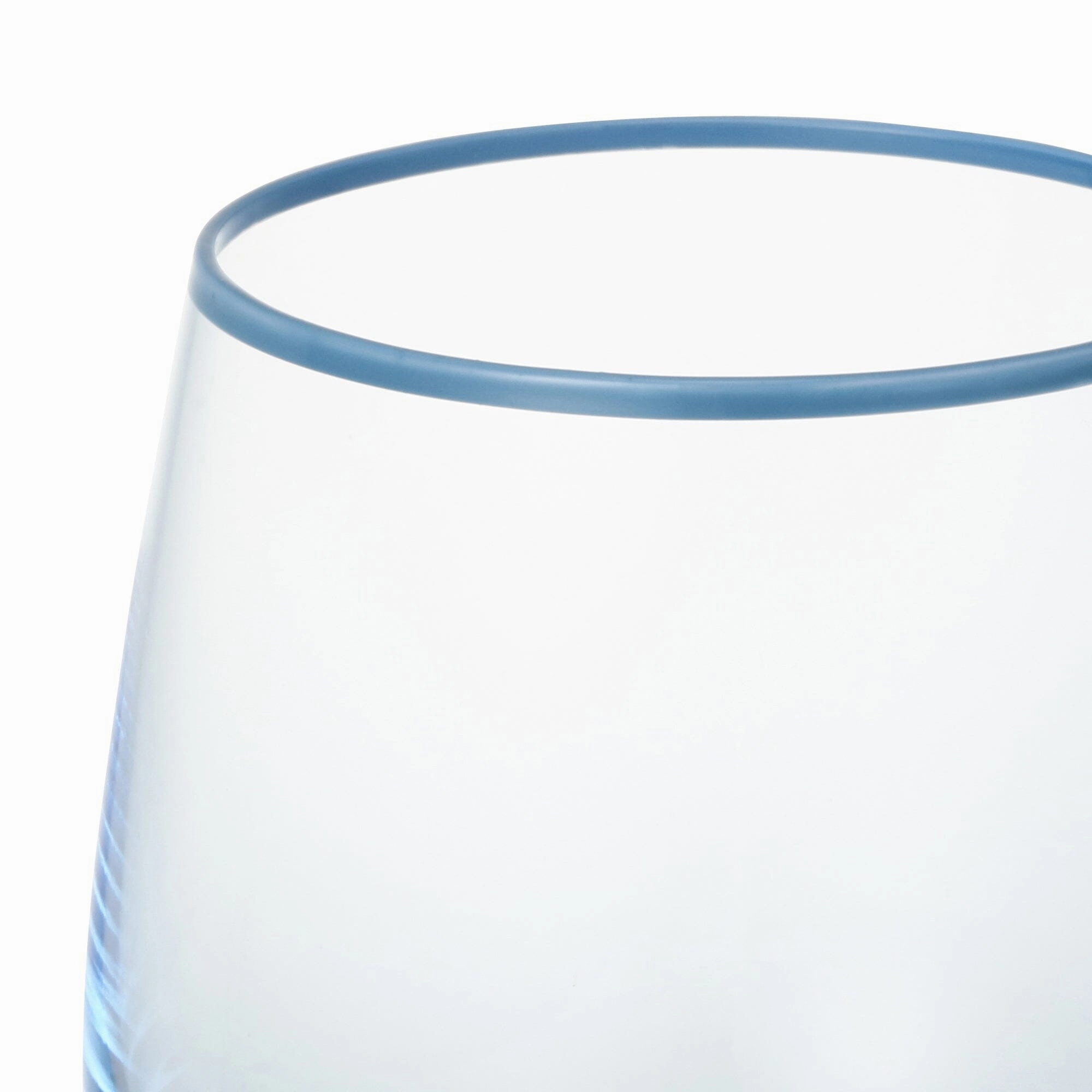 Color Rim Tumbler Blue