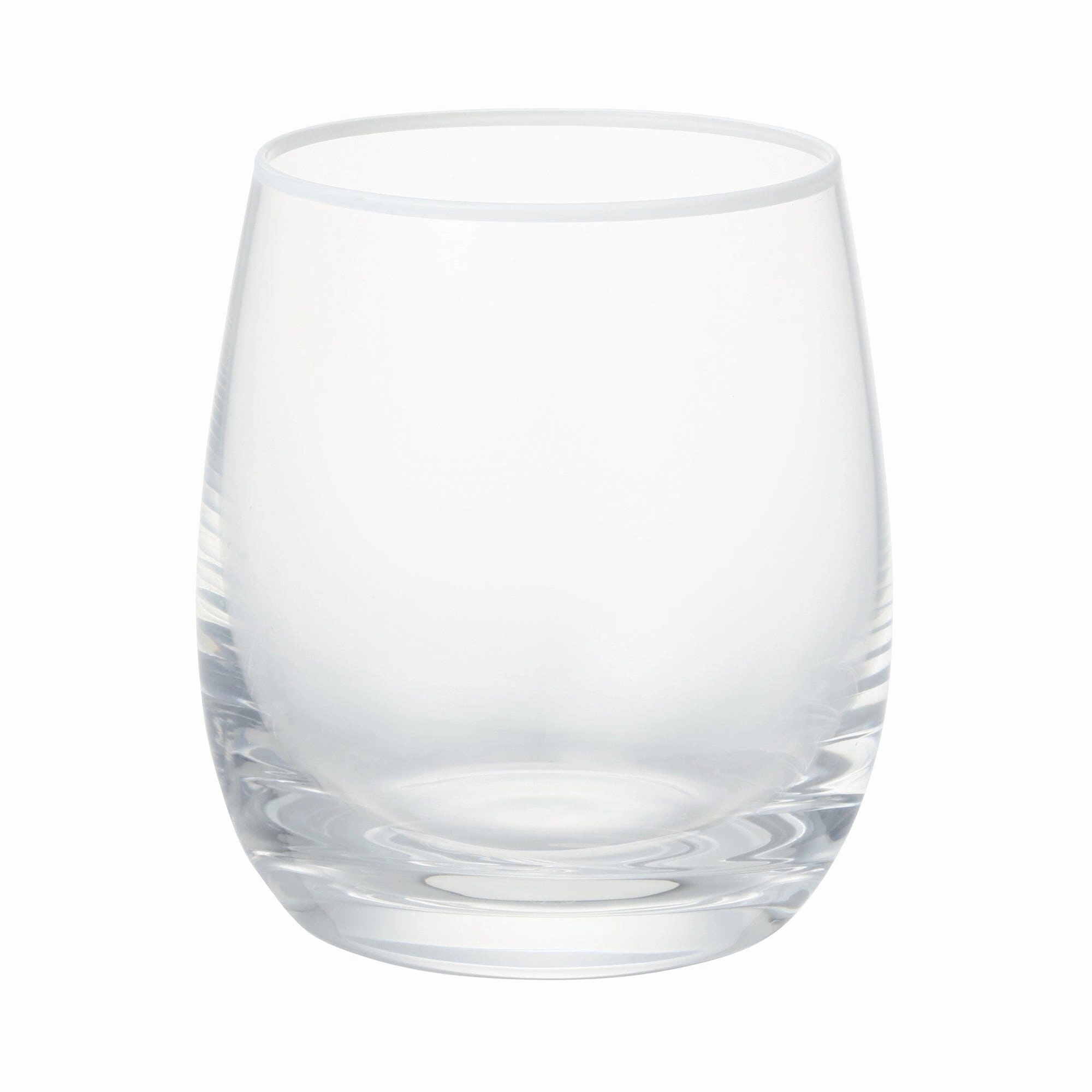 Color Rim Tumbler Clearglass cups ,personalized mugs 