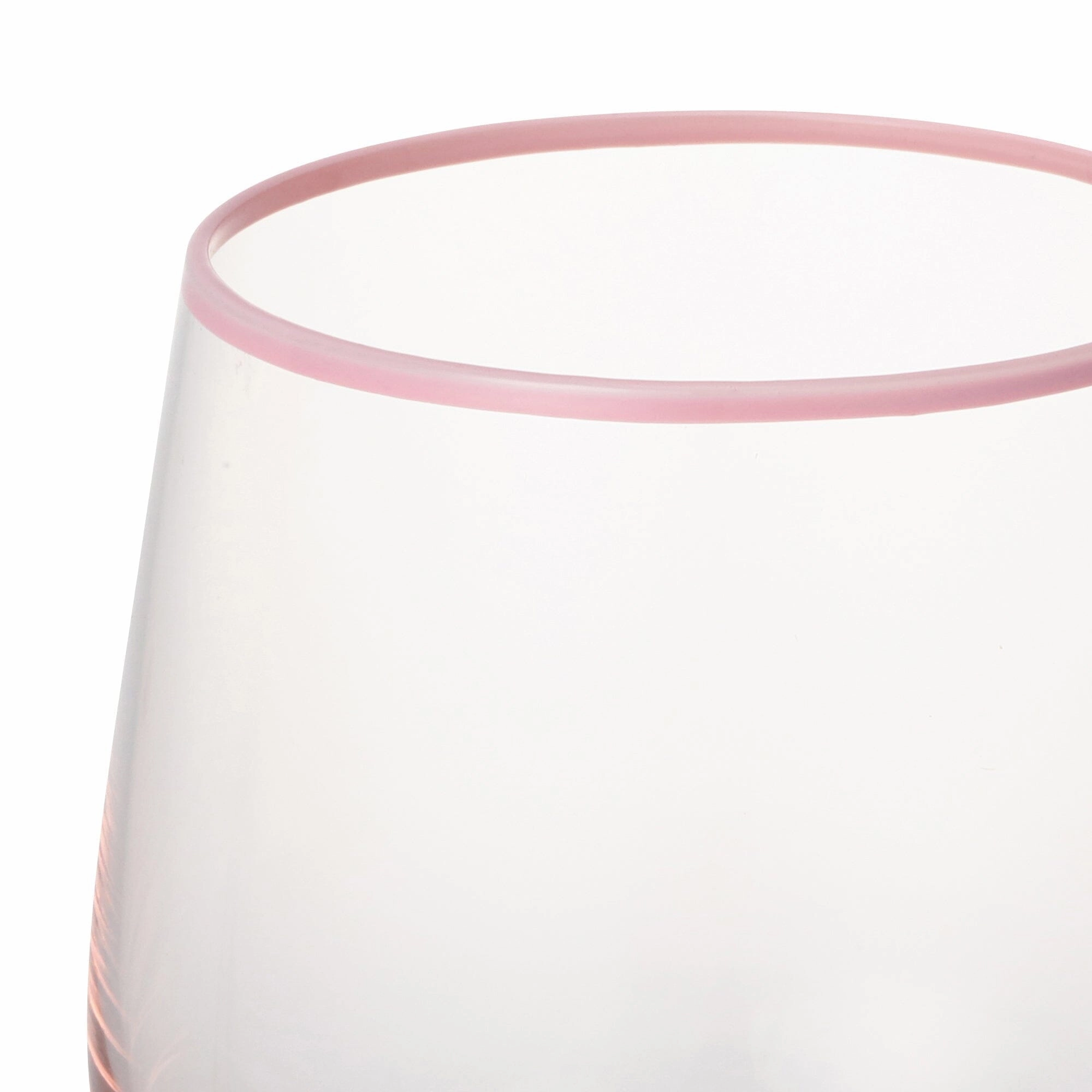 Color Rim Tumbler Pink